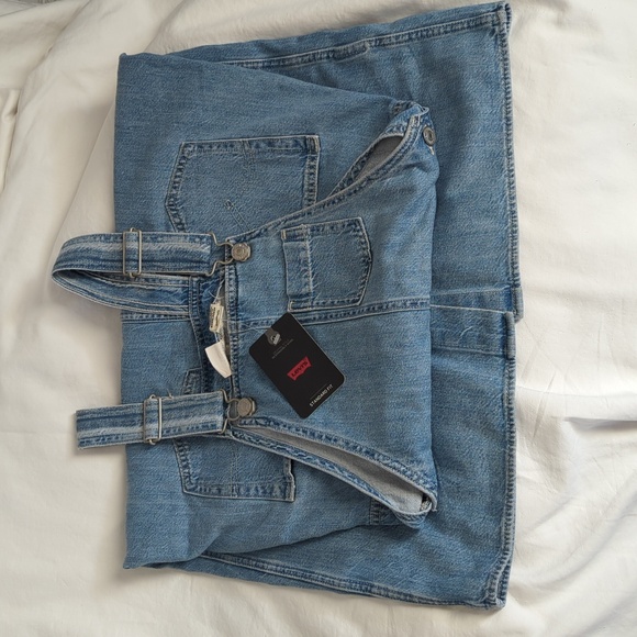 Levi's Tico Denim Jumper Dress (Irregular) - Picture 3 of 14